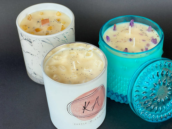 Crystal Infused Candles