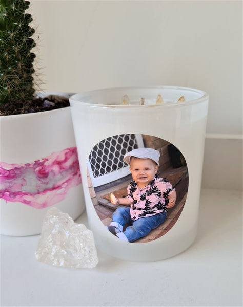 Memories Custom Label Candle